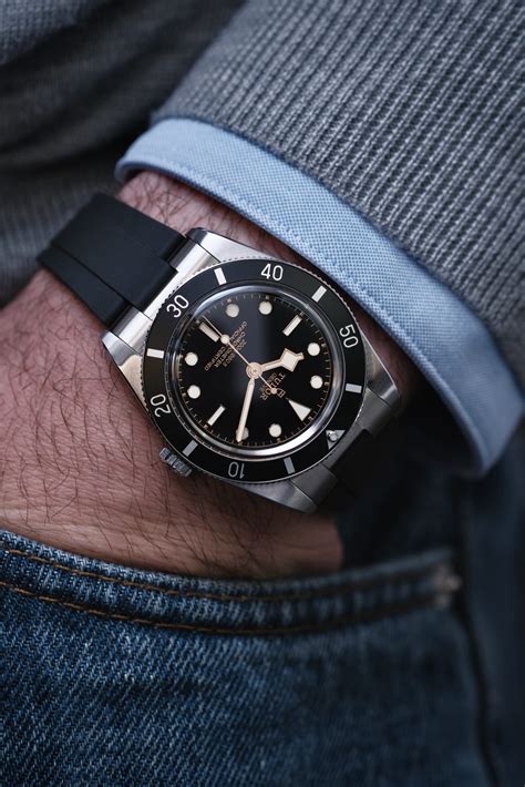 tudor black bay 54 kautschukband|tudor 54 club review.